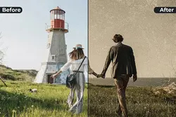 افکت وینتج و قدیمی عکس و تصاویر PSD