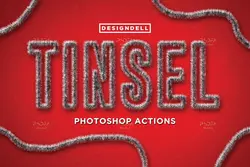 اکشن فتوشاپ افکت نخ کاموا خز دار