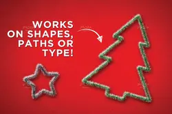 اکشن فتوشاپ افکت نخ کاموا خز دار