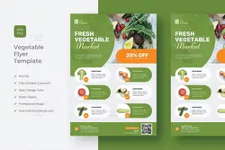 طرح تراکت میوه و سبزی فروشی