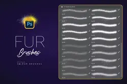 20 براش خز و پشم فتوشاپ