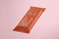 موکاپ بسته بندی کیک و بیسکویت (اسنک بار)