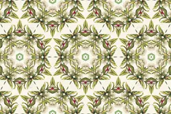 10 پترن گل و بوته وینتج و قدیمی بدون درز