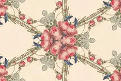 10 پترن گل و بوته وینتج و قدیمی بدون درز