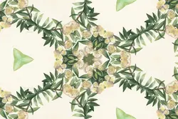 10 پترن گل و بوته وینتج و قدیمی بدون درز