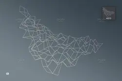 10 براش فتوشاپ اشکال هندسی وایرفریم + PNG, AI