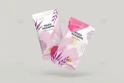 موکاپ پاکت بسته بندی کیک و کلوچه