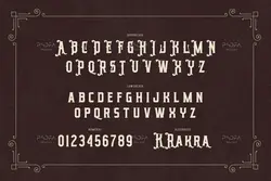 فونت کلاسیک وینتج و قدیمی Rheatrest