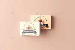 20 موکاپ جعبه و قوطی کبریت