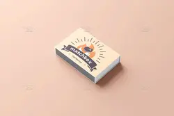 20 موکاپ جعبه و قوطی کبریت