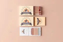 20 موکاپ جعبه و قوطی کبریت