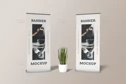 موکاپ بنر استند رول آپ