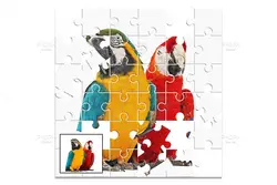 اکشن فتوشاپ تبدیل عکس به پازل (افکت پازلی)