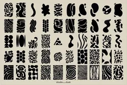 50 طرح ماسک اشکال خمیده و حبابی