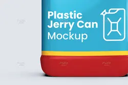 موکاپ گالن 4 لیتری پلاستیکی مواد شوینده