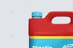 موکاپ گالن 4 لیتری پلاستیکی مواد شوینده