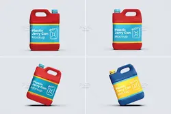 موکاپ گالن 4 لیتری پلاستیکی مواد شوینده