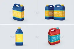 موکاپ گالن 4 لیتری پلاستیکی مواد شوینده