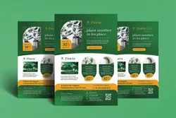 طرح تراکت گیاهان آپارتمانی