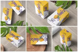 موکاپ پاکت بسته بندی آبمیوه