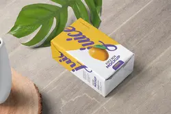 موکاپ پاکت بسته بندی آبمیوه