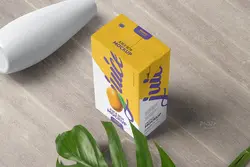 موکاپ پاکت بسته بندی آبمیوه