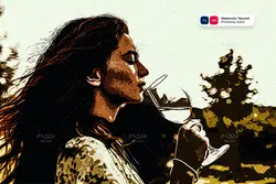 اکشن فتوشاپ افکت بافت آبرنگی