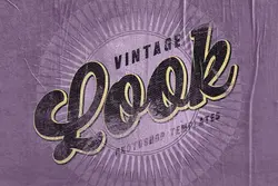 استایل و افکت متن قدیمی گرانج خط و خش دار