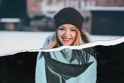 افکت عکس کاغذ پاره اشعه X برای فتوشاپ