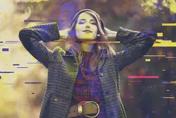 افکت عکس سیکنال ضعیف برای فتوشاپ