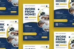 طرح تراکت کار در خانه و منزل