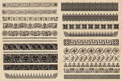 200 طرح وکتور حاشیه و بوردر وینتج قدیمی