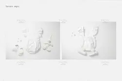 موکاپ لباس نوزاد دخترانه (سرهمی)