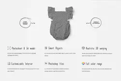 موکاپ لباس نوزاد دخترانه (سرهمی)