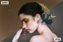 اکشن فتوشاپ افکت پرتره مدرن