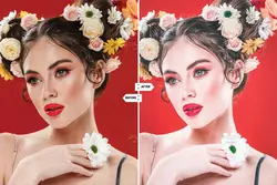 اکشن فتوشاپ افکت پرتره مدرن