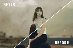 افکت عکس قدیمی رترو و وینتج