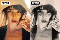 اکشن فتوشاپ افکت نقاشی آبرنگی قدیمی