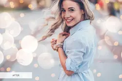 35 افکت بوکه لایت و روشن عکس برای فتوشاپ