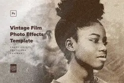 افکت عکس فیلم قدیمی برای فتوشاپ