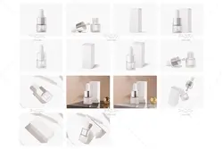 موکاپ بطری قطره چکان ا میلی لیتری مات با جعبه