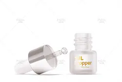 موکاپ بطری قطره چکان ا میلی لیتری مات با جعبه