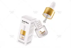 موکاپ بطری قطره چکان ا میلی لیتری مات با جعبه