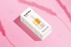 موکاپ بطری قطره چکان ا میلی لیتری مات با جعبه