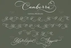 فونت خوشنویسی کشیده Canberra
