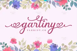 فونت خوشنویسی رمانتیک و عاشقانه Ardila