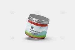 موکاپ شیشه ادویه و ترشی یا ژله کوچک