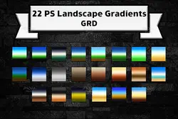22 گرادینت منظره و طبیعت برای فتوشاپ – GRD