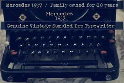 فونت ماشین تحریر قدیمی Mercedes1937