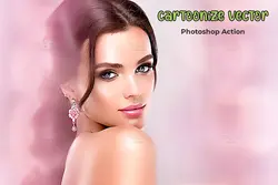 اکشن فتوشاپ افکت وکتوری کارتونی